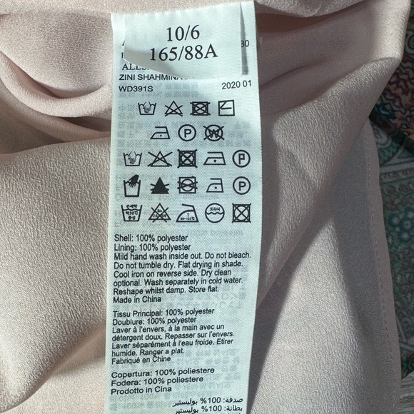 ALLSAINTS Zini Shahmina Paisley Wrap Mini Short Sleeve Dress Green Pink size 6 - Picture 17 of 17